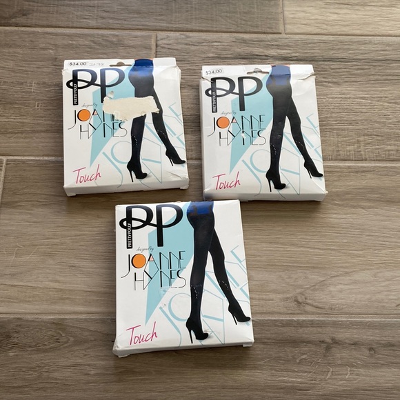 NWT Lot of 3 Pretty Polly Joanne Haynes embellished black tights - Picture 1 of 5